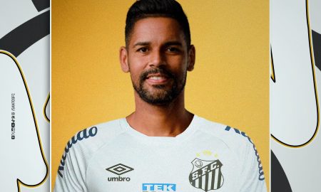Santos anuncia contratação do lateral-direito, Aderlan (Foto: reprodução/Santos FC)