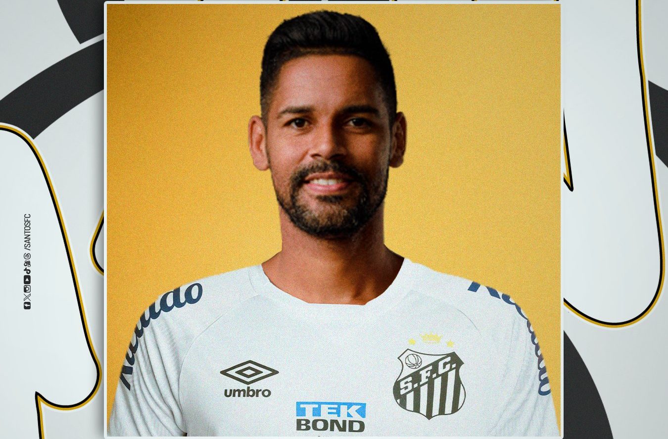 Santos anuncia contratação do lateral-direito, Aderlan (Foto: reprodução/Santos FC)