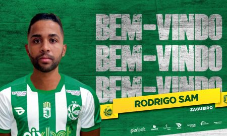 O Juventude anunciou a contratação do zagueiro Rodrigo Sam - (Foto: Divulgação/Juventude)