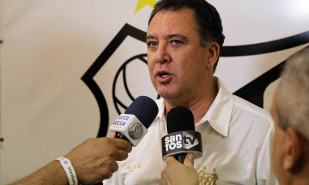 Marcelo Teixeira é eleito presidente do Santos pela terceira vez (Foto: Pedro Ernesto Guerra Azevedo/Santos FC)