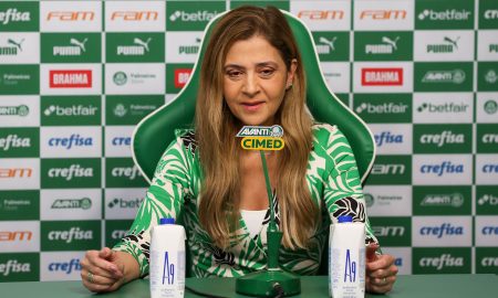 Leila Pereira, presidente do Palmeiras. (Foto Cesar Greco/Palmeiras).
