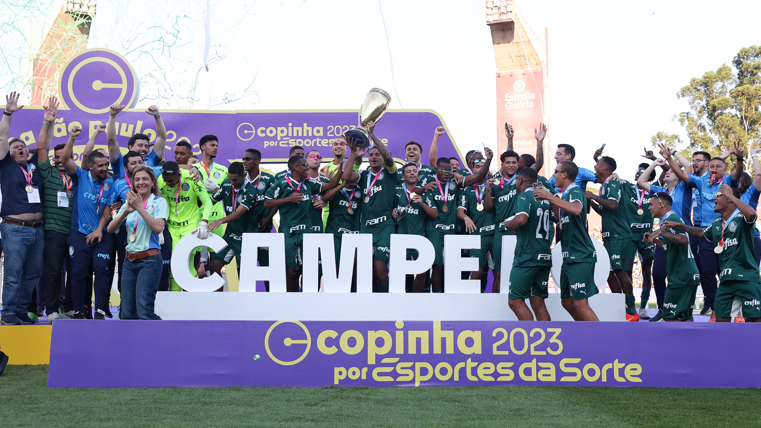 Palmeiras venceu a edição de 2023 derrotando o América-MG na final (Foto: Fabio Menotti/Palmeiras/by Canon)