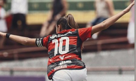 O Flamengo venceu o Botafogo por 2 a 0 (Foto: Reprodução/Twitter Flamengo)