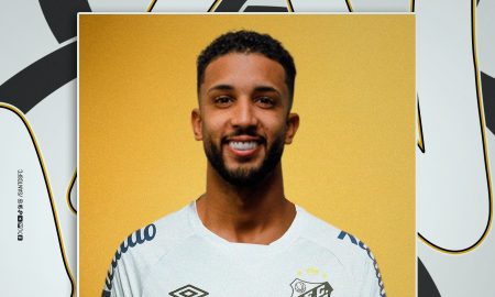 Jorge anunciado pelo Santos (Divulgação/Santos FC)