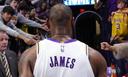 LeBron James chegou a 75 jogos de 40 pontos na carreira (Foto: Redes Sociais/Los Angeles Lakers)
