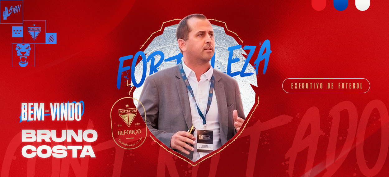 Bruno Costa é o mais novo executivo do Fortaleza. (Foto: Reprodução/Fortaleza EC)