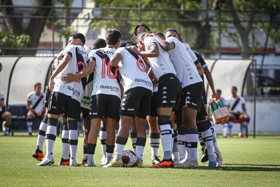 Jogadores do Vasco na final do Carioca Sub-20 2023 (Foto: Matheus Lima/Vasco)