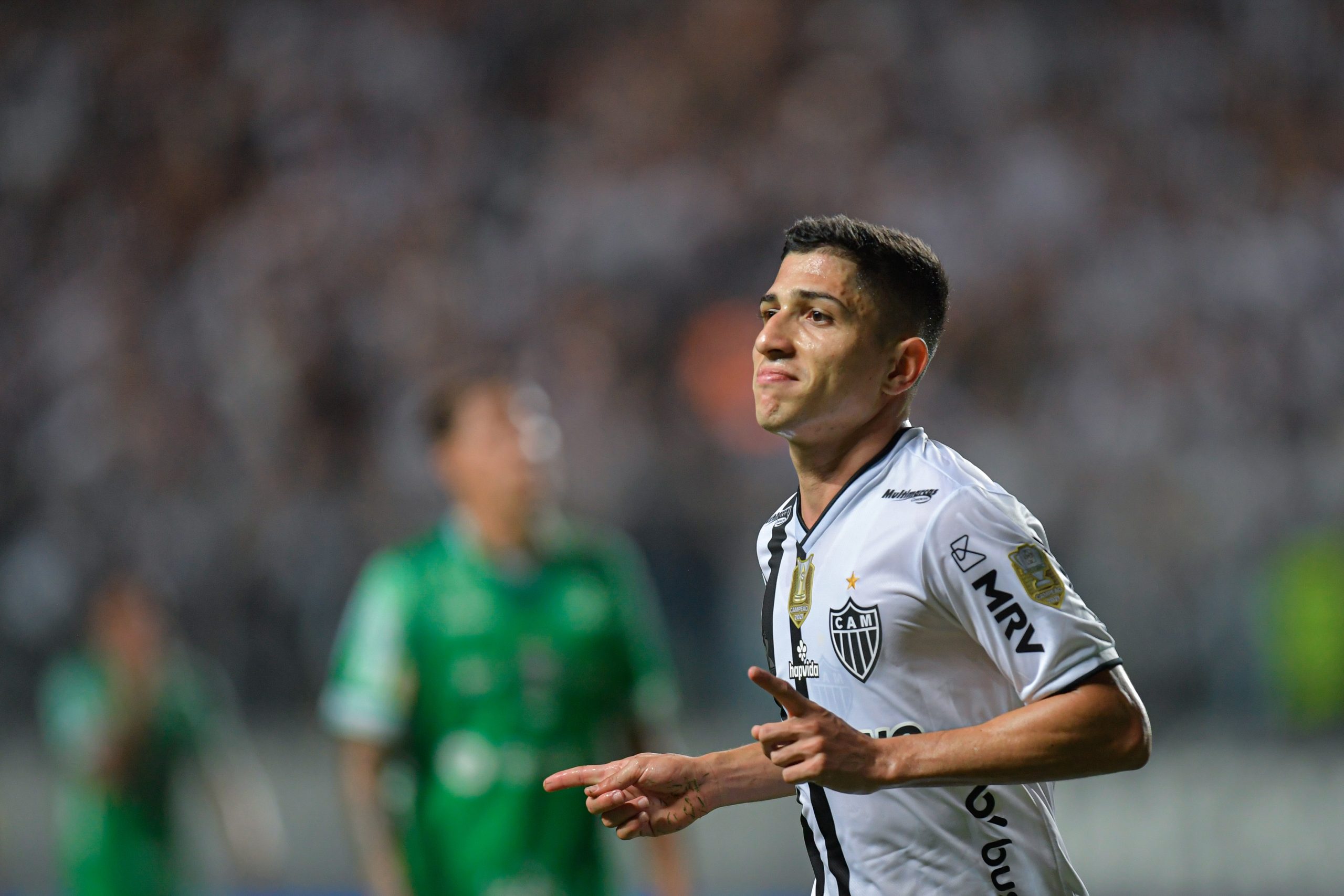 Savariano pelo Atlético-MG em 2022 (Foto: Pedro Vilela/Getty Images)