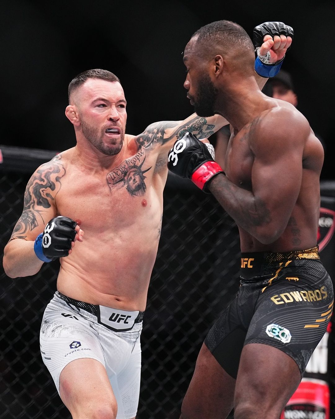 Colby Covington na luta contra Leon Edwards (Foto: Divulgação/Instagram UFC)