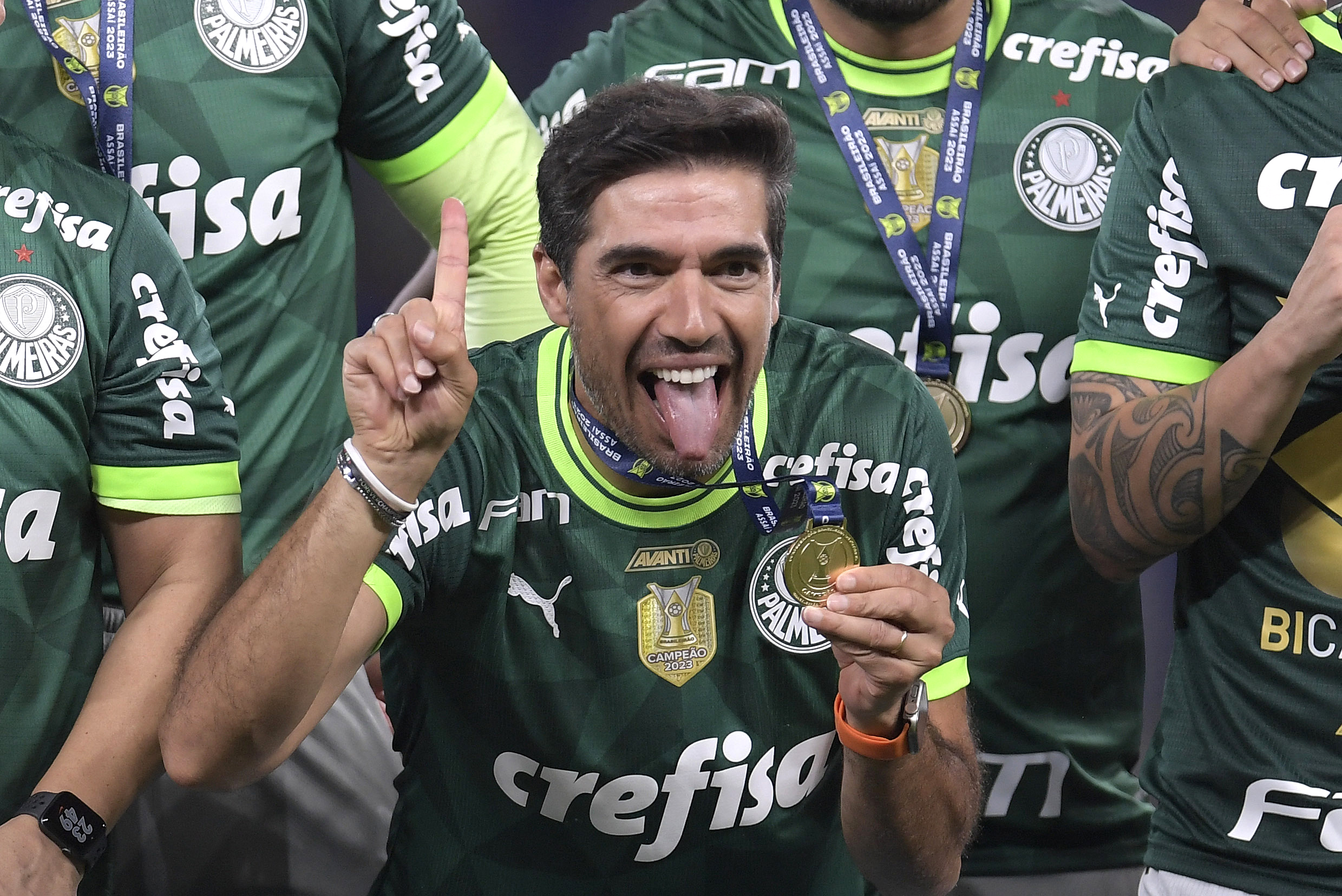 Abel fala sobre seu futuro no Palmeiras e dá esperanças ao torcedor (Photo by DOUGLAS MAGNO/AFP via Getty Images)