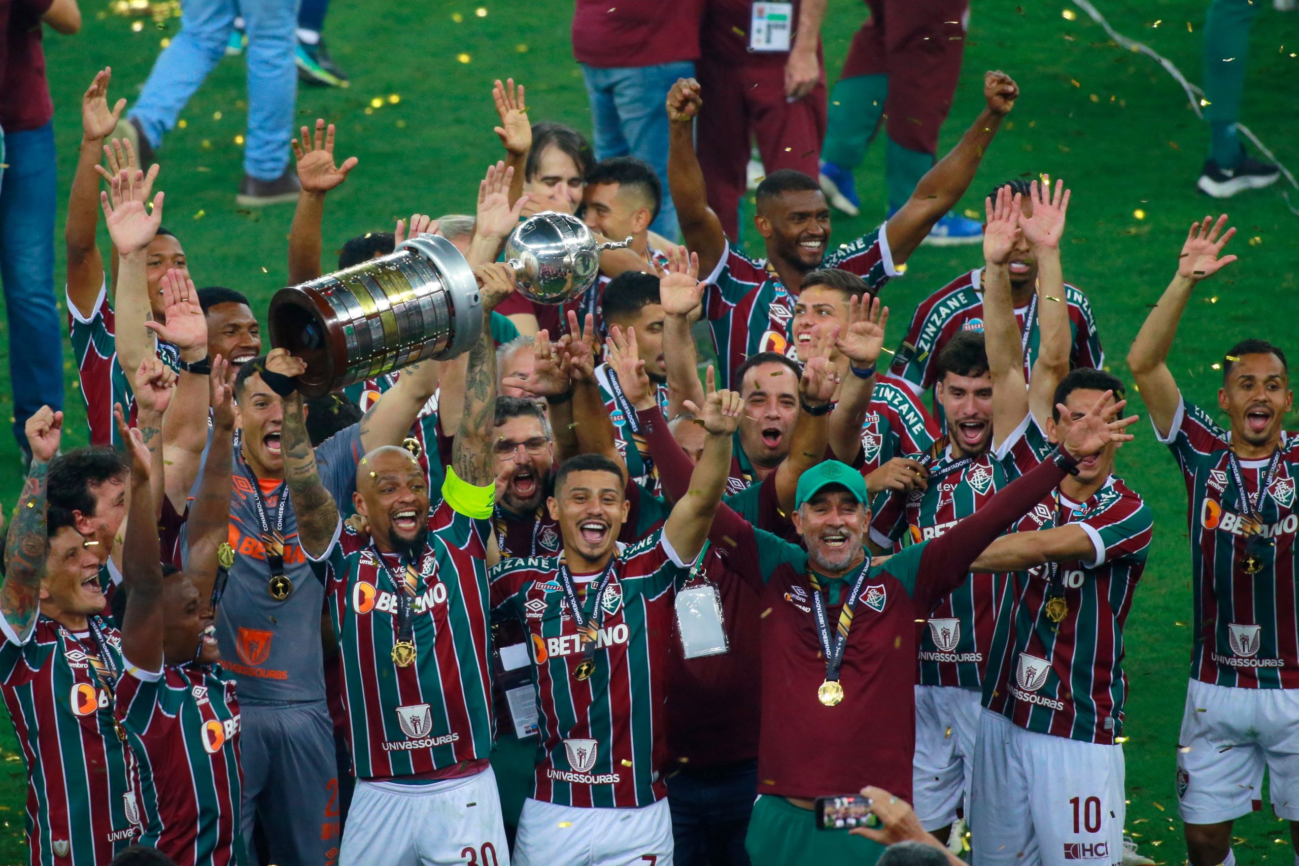 Fluminense venceu a Libertadores de 2023 (Foto: SILVIO AVILA/AFP via Getty Images)