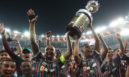 Fluminense fatura a Libertadores em 2023 (Foto: Raul Sifuentes/Getty Images)