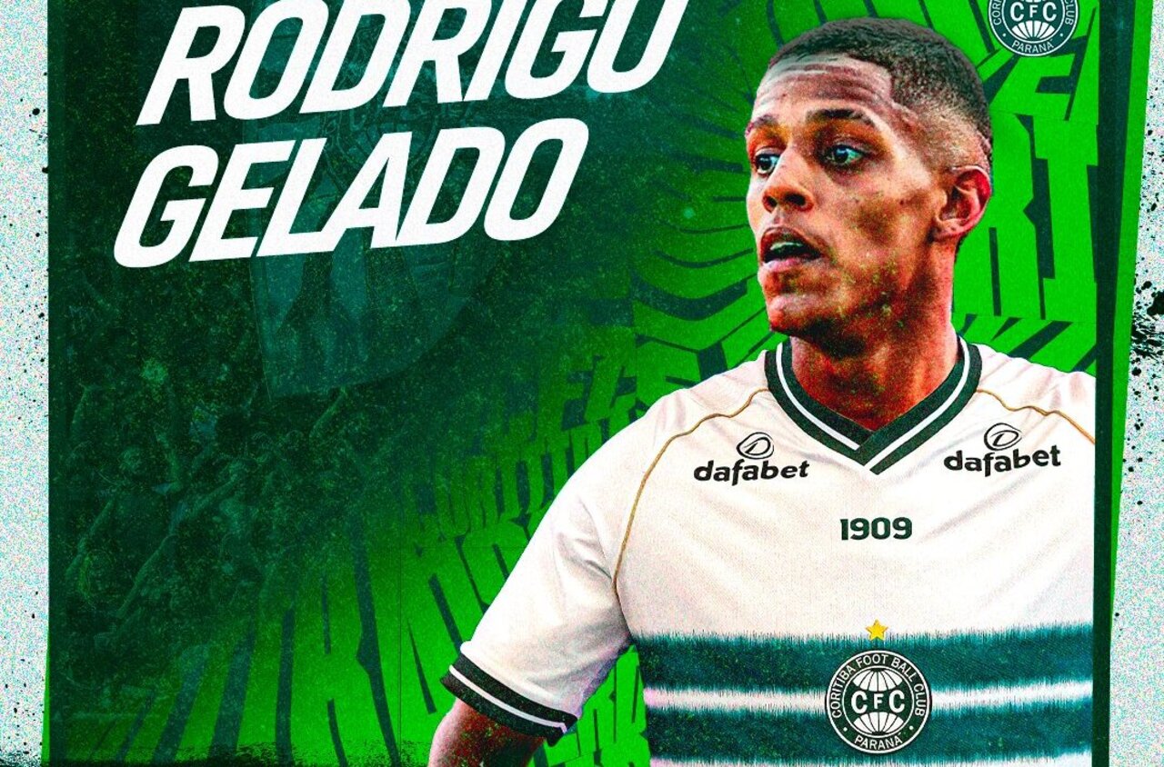 Rodrigo Gelado é o primeiro reforço anunciado do Coxa - Foto: Divulgação/Coritiba