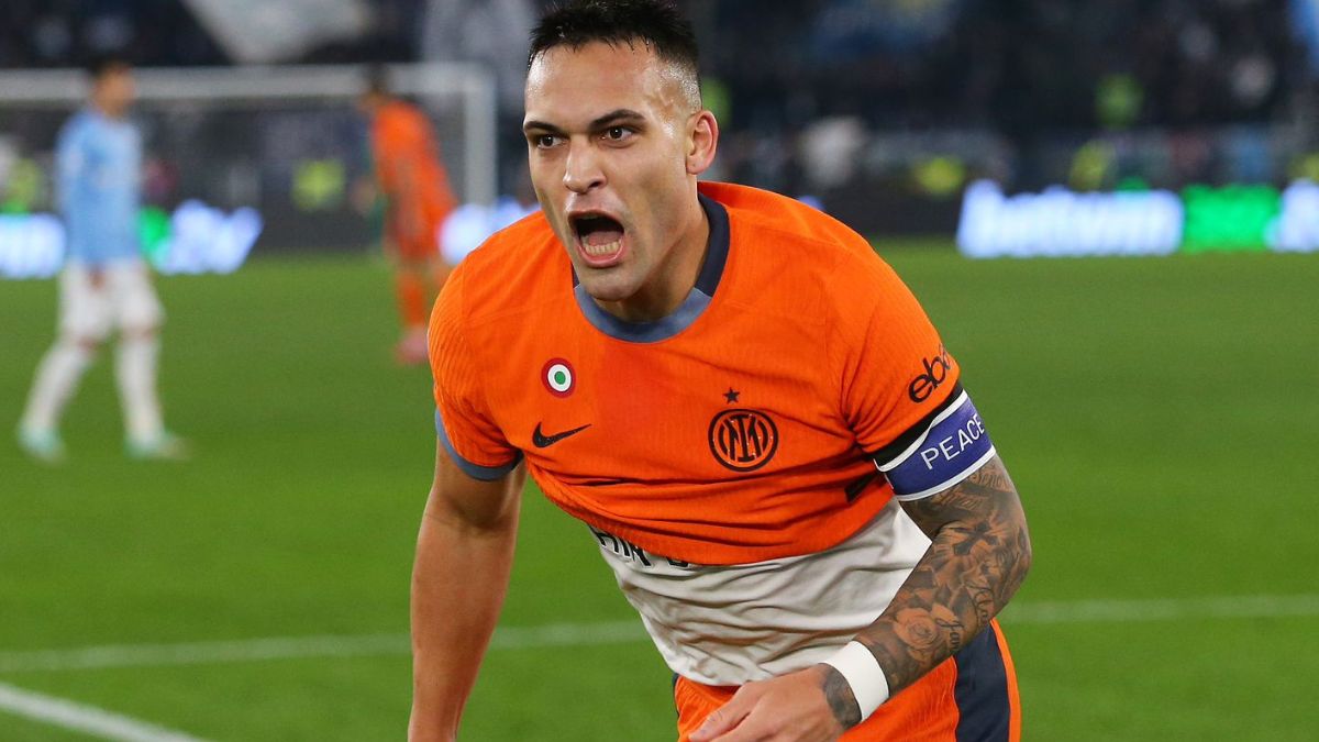 Destaque na Europa, Lautaro Martínez foi decisivo para a Inter diante da Lazio (Foto: Paolo Bruno/Getty Images)