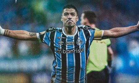 Suárez marca em despedida da Arena - Foto: Divulgação/Grêmio