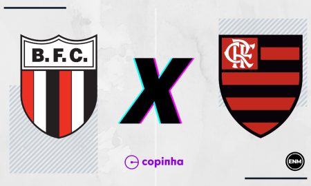 Botafogo-SP x Flamengo (Arte:ENM)