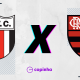 Botafogo-SP x Flamengo (Arte:ENM)