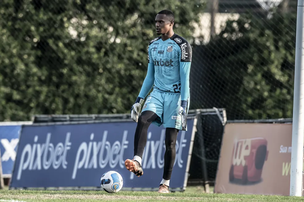 John, novo goleiro do Botafogo (Foto: Ivan Storti/Santos FC)