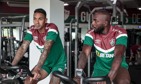 Fluminense se apresenta / treina esta manhã e tarde no CT Carlos Castilho. FOTO: LUCAS MERÇON / FLUMINENSE F.C.