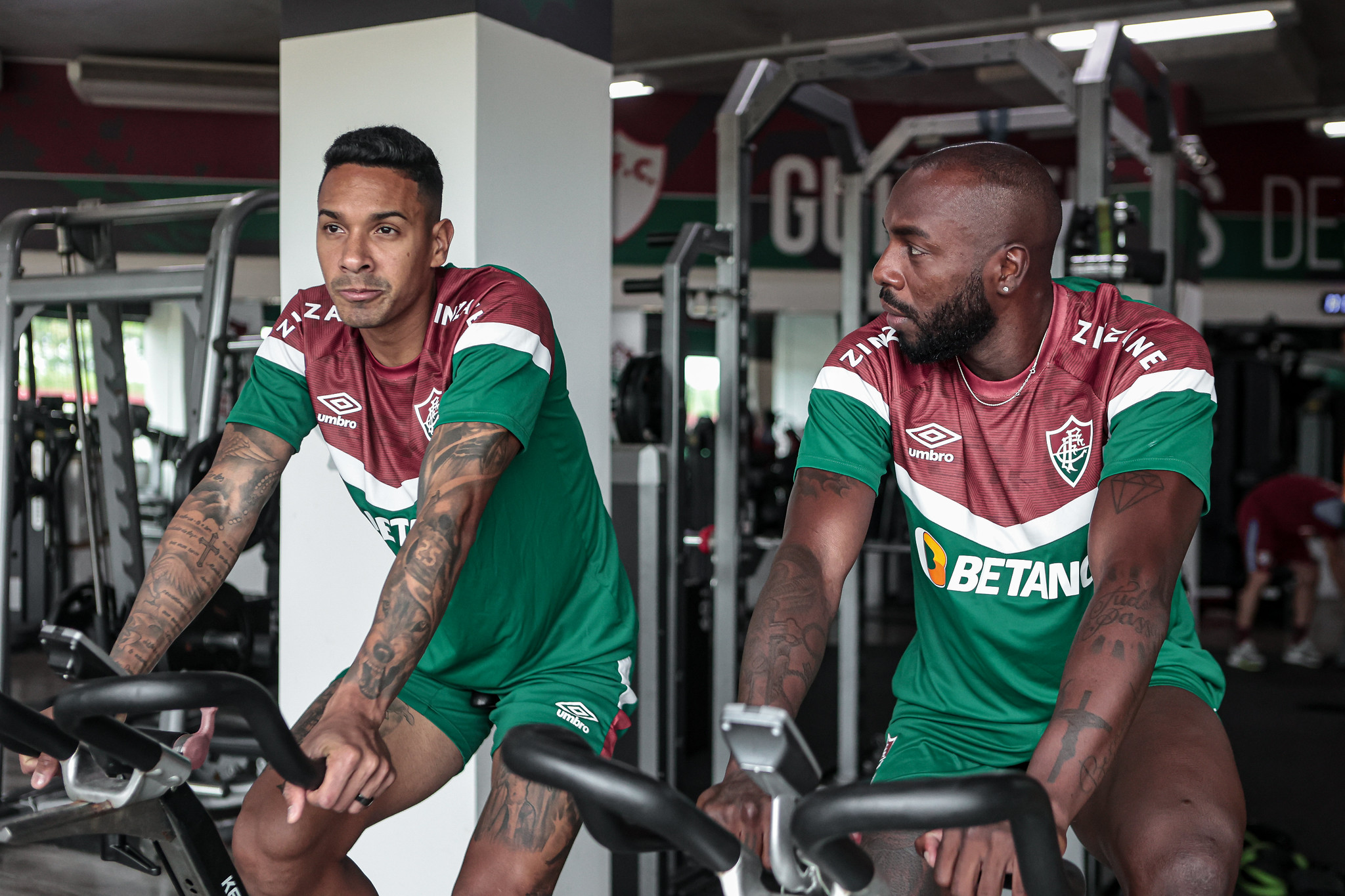 Fluminense se apresenta / treina esta manhã e tarde no CT Carlos Castilho. FOTO: LUCAS MERÇON / FLUMINENSE F.C.