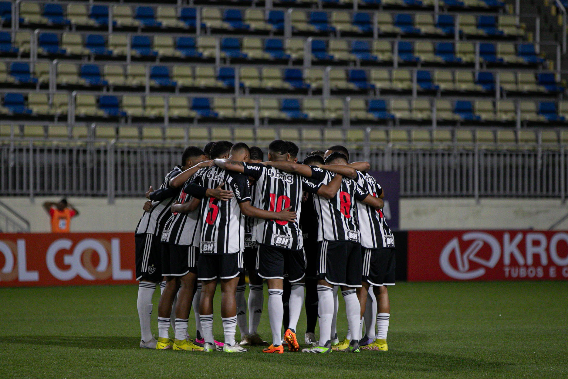 Galinho goleou o Timon-MA, por 5 a 0, na estreia (Foto: Bruno Sousa/Atlético-MG)