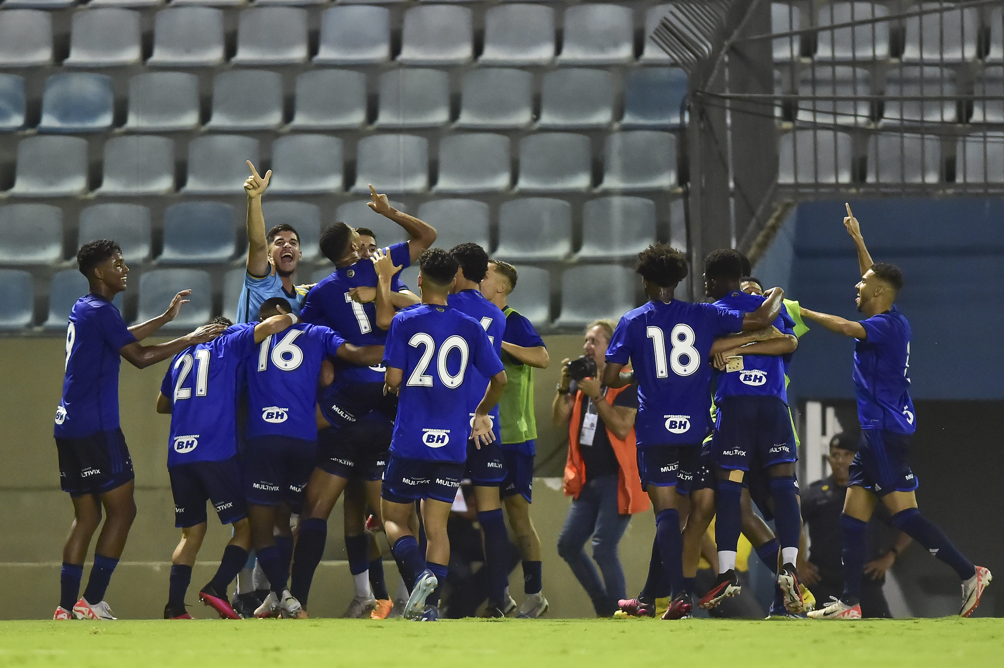 Cruzeiro vence o Coritiba pela Copinha (Foto: Divulgação/Cruzeiro)