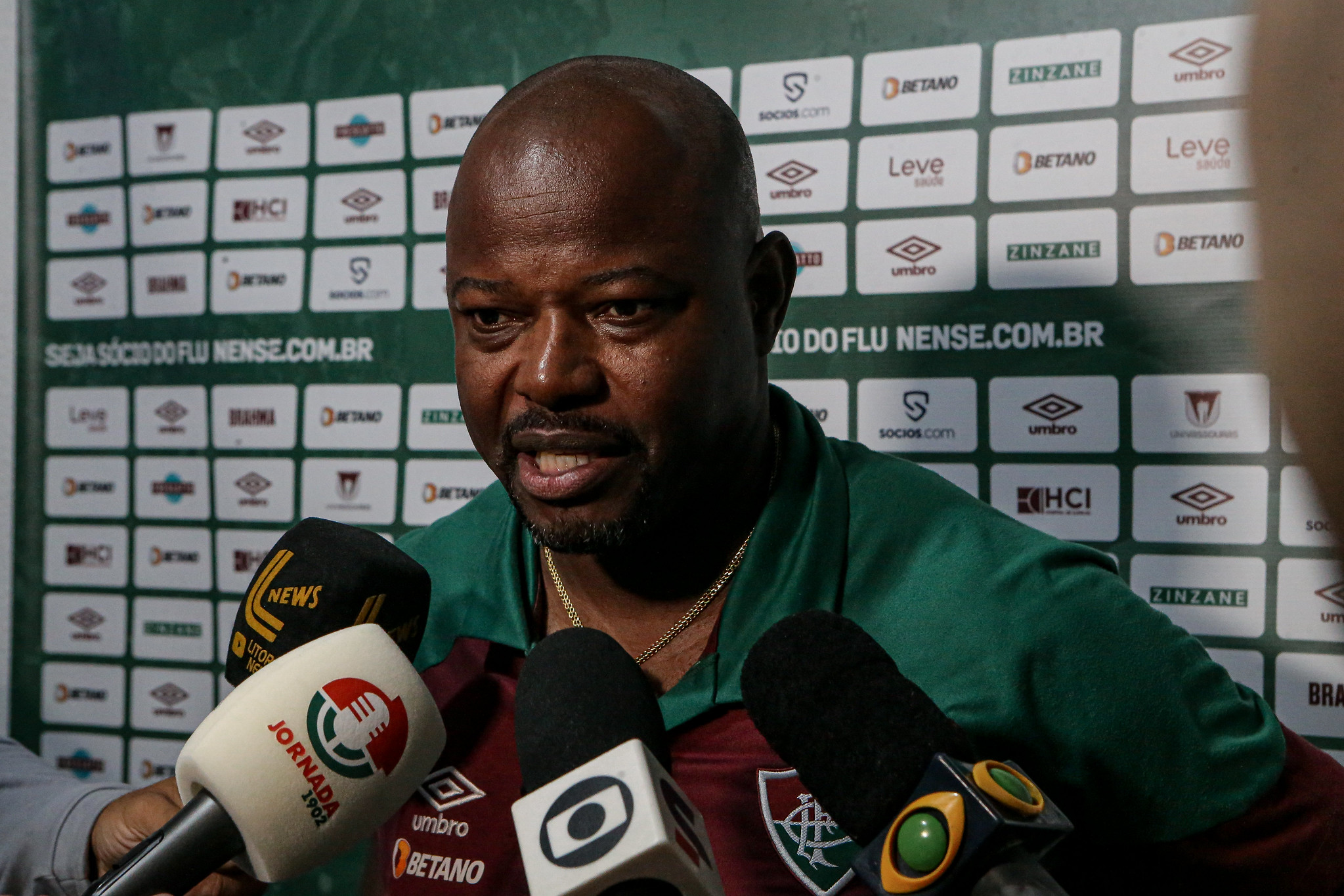 Bacaxá, RJ - 25/01/2024 - Estádio Elcyr Resende - Fluminense enfrenta o Audax esta noite em Bacaxá pela 3ª rodada do Campeonato Carioca 2024. FOTO DE LUCAS MERÇON /FLUMINENSE FC