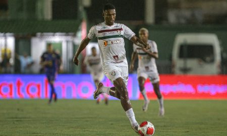 Lelê garante vitória do Fluminense (Foto: Lucas Merçon/FFC)