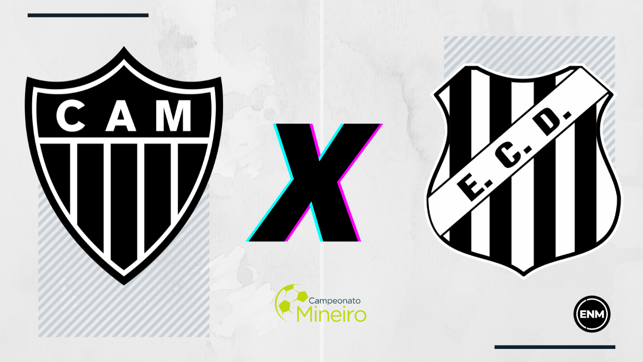 Atlético-MG x Democrata GV (Arte: ENM)