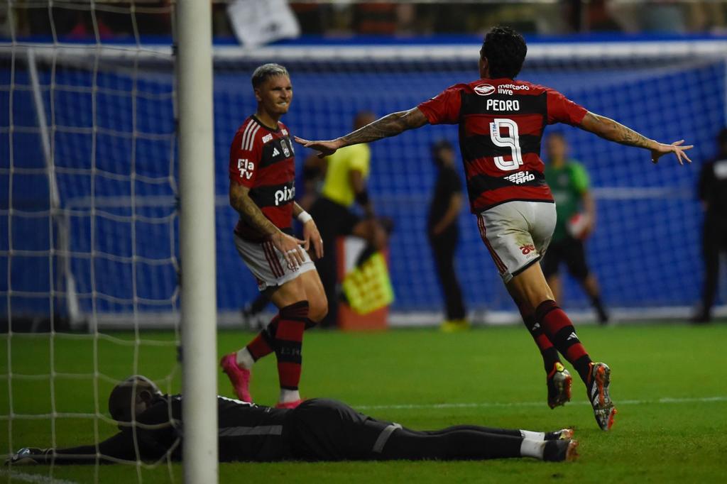 Pedro foi o autor do segundo gol do Rubro-Negro no jogo (Foto: Marcelo Cortes/Flamengo)