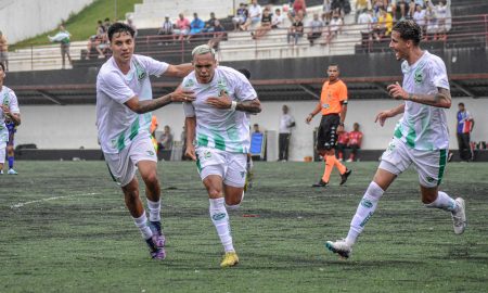Comemoração na vitória por 4 a 0 do Juventude na estreia da Copinha - (Foto: Nathan Bizotto/E.C Juventude)