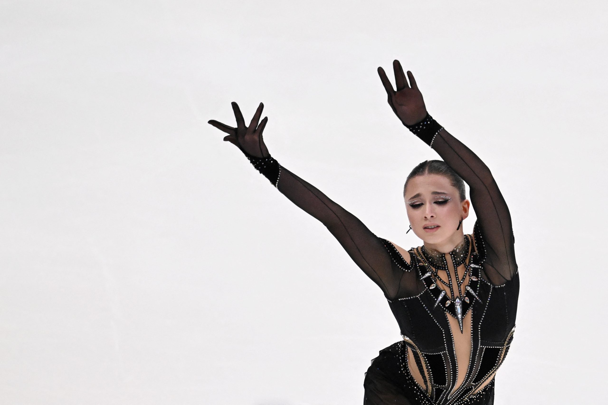 Patinadora russa pode perder ouro olímpico (Foto: NATALIA KOLESNIKOVA/AFP via Getty Images)