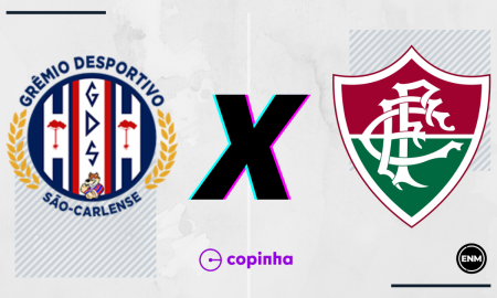 São Carlense x Fluminense (Arte: ENM)