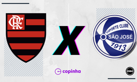 Flamengo x São José (Arte: ENM)