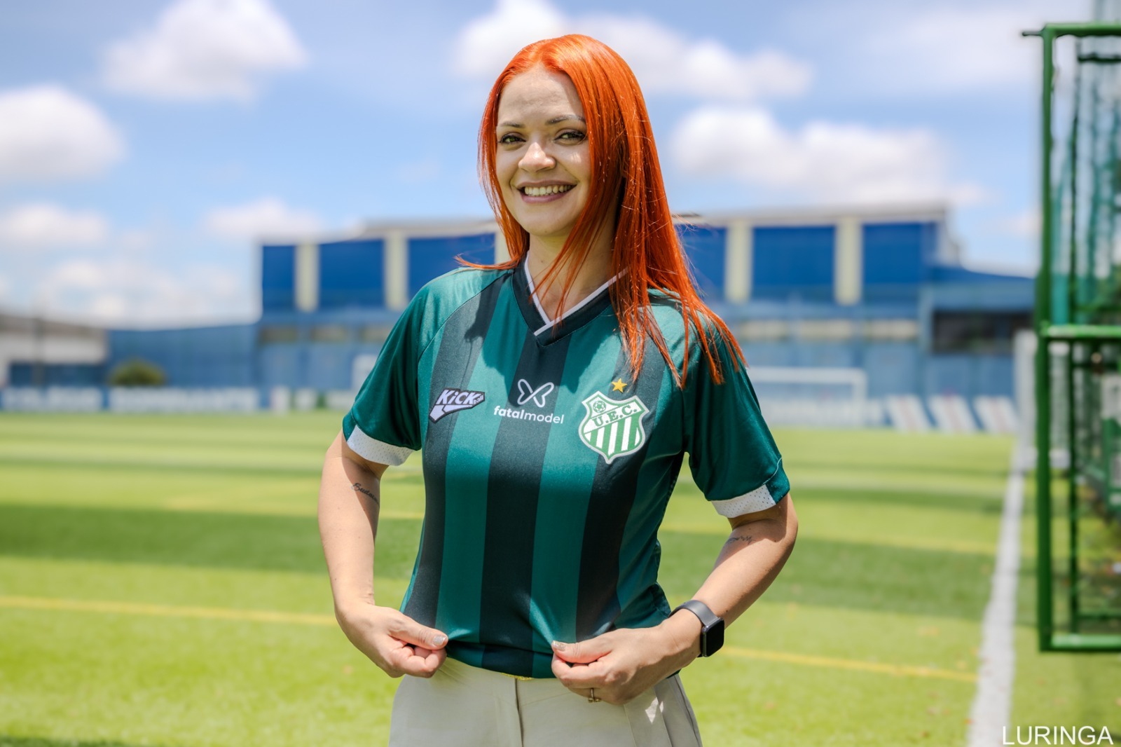 Fatal Model presente no futebol brasileiro (Foto: Luringa/Fluorite Vídeos/Divulgação)