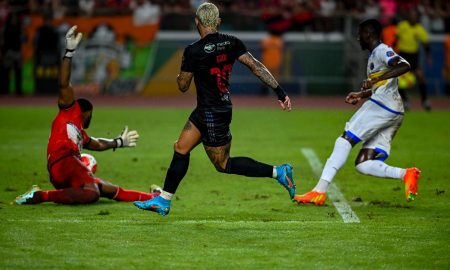 Gabigol marcando gol pelo Flamengo Foto: Marcelo Cortes / CRF