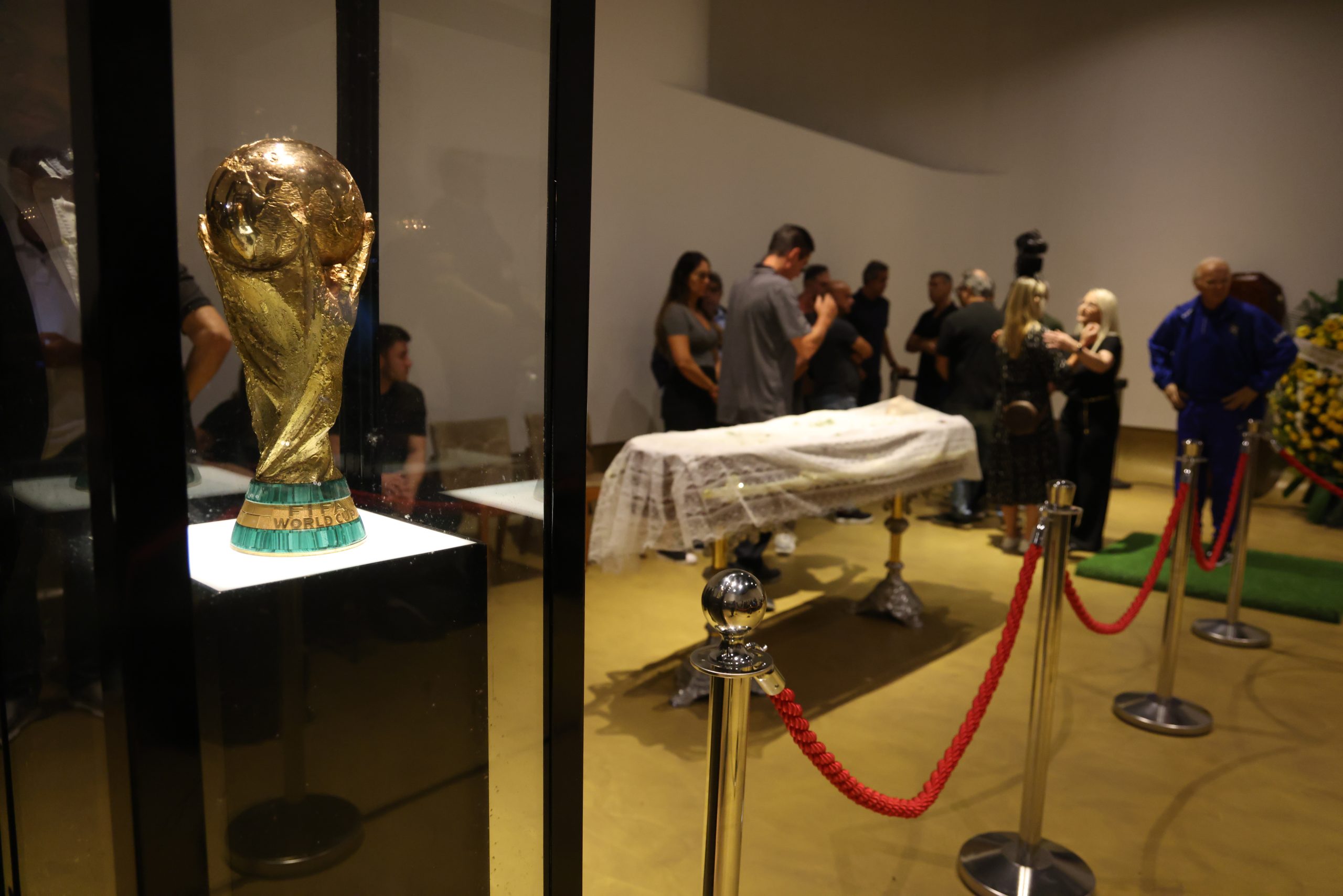 Zagallo é velado no Rio de Janeiro (Foto: Lucas Figueiredo/Getty Images)