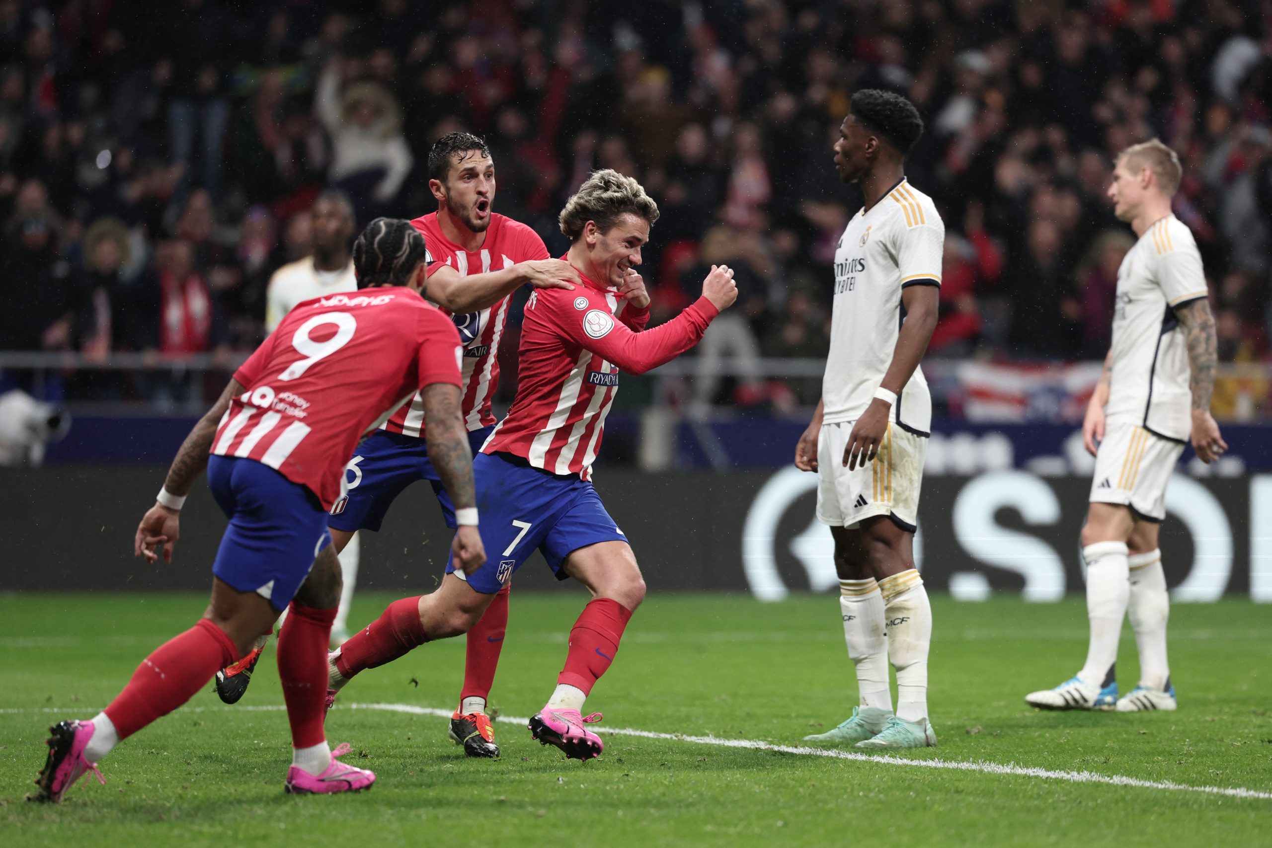 Griezmann fez um belo gol na vitória do Atlético de Madrid (Foto: THOMAS COEX/AFP via Getty Images)