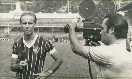 Zagallo pelo Fluminense (Foto: Arquivo Nacional)