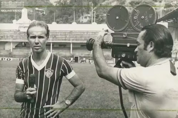 Zagallo pelo Fluminense (Foto: Arquivo Nacional)