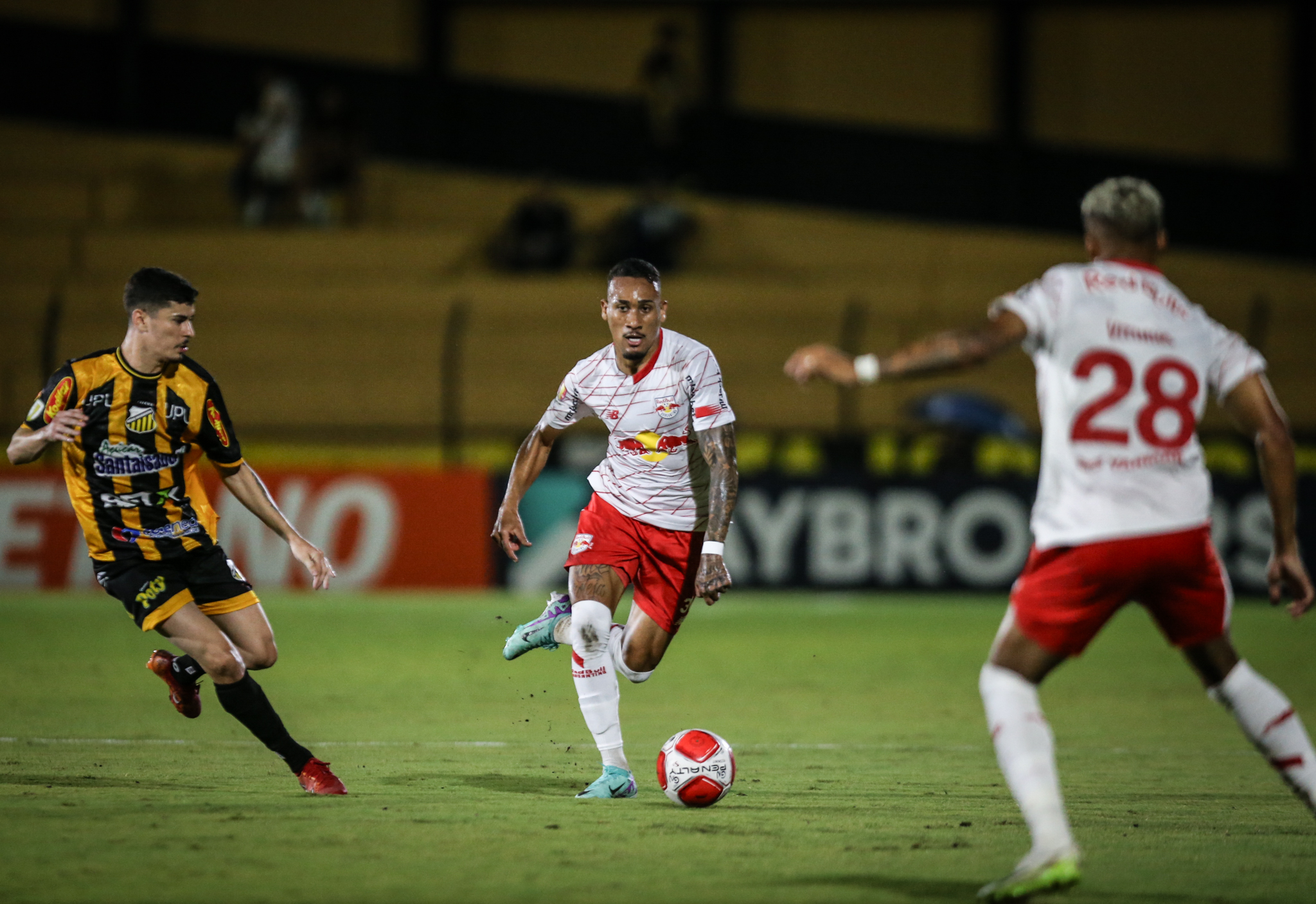 Guilherme Lopes falou sobre a vitória do Red Bull Bragantino sobre o Novorizontino pela 6ª rodada do Paulistão. (Foto: Ari Ferreira/Red Bull Bragantino)