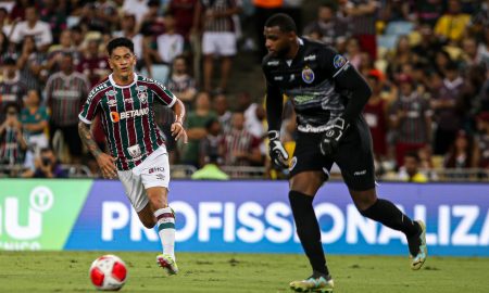 Cano decide em vitória do Fluminense sobre o Sampaio Corrêa (Foto: Marcelo Gonçalves/Fluminense)