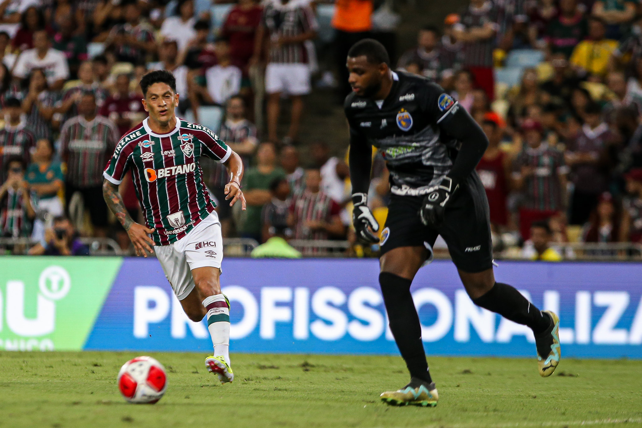 Cano decide em vitória do Fluminense sobre o Sampaio Corrêa (Foto: Marcelo Gonçalves/Fluminense)