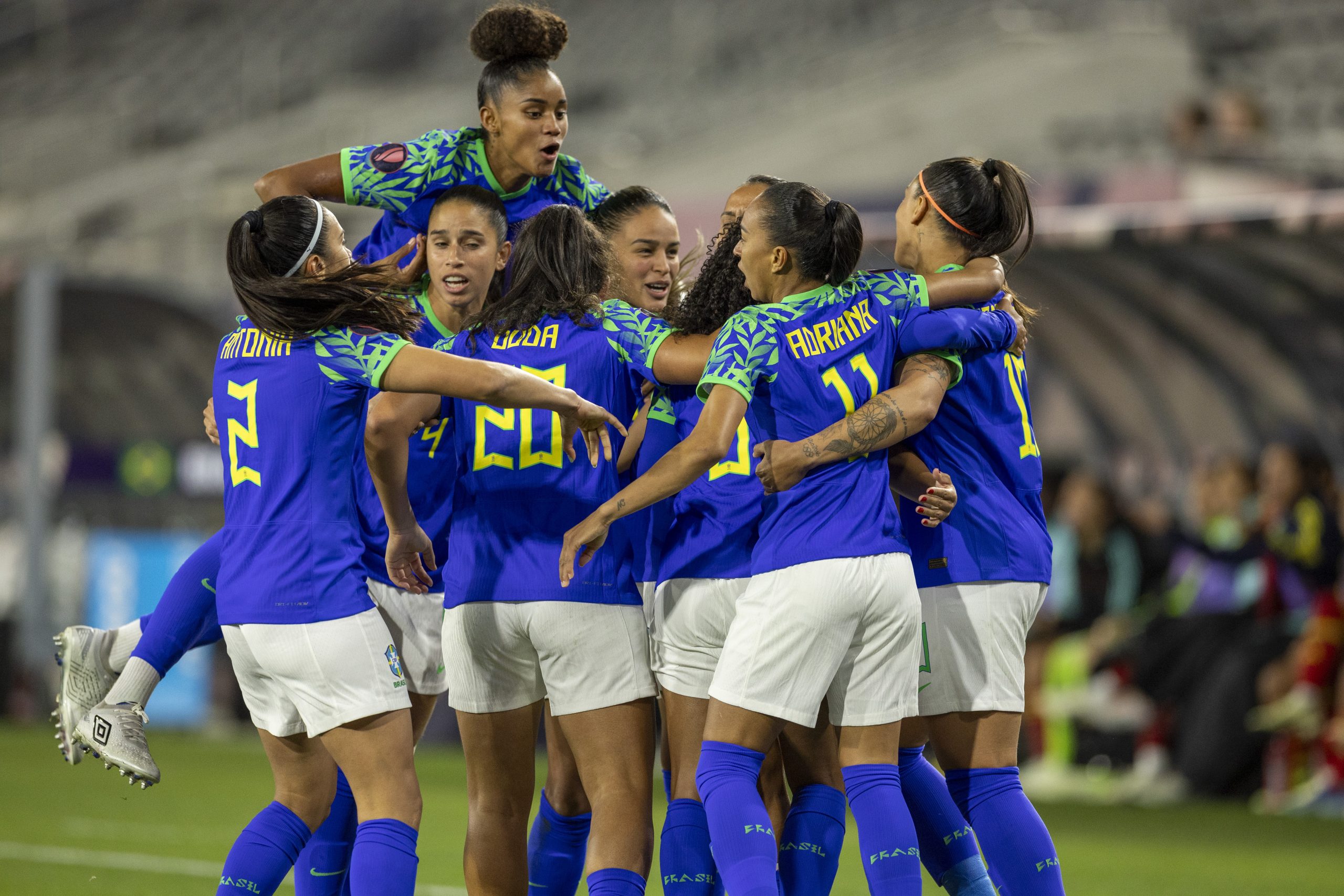Brasil recebe o Panamá pela última rodada da Copa Ouro Feminina (Créditos: Leandro Lopes/CBF)