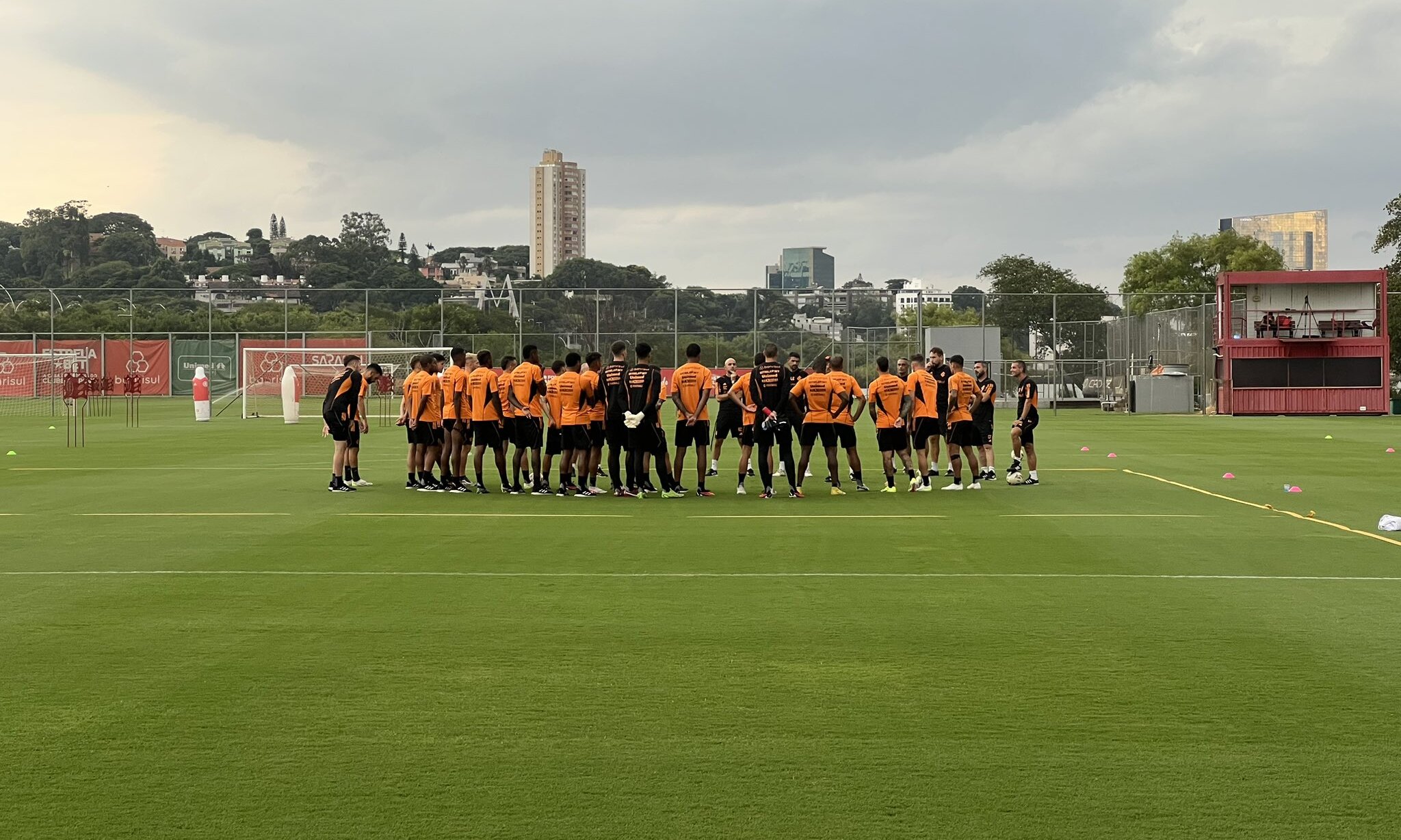 Internacional preparado para enfrentar o Brasil de Pelotas.