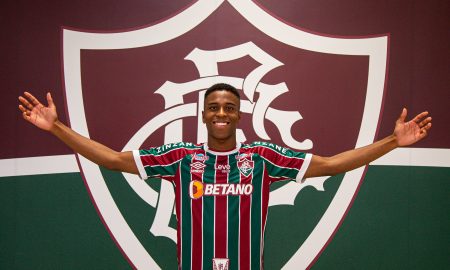 Fluminense anuncia atacante Jan Lucumí (Foto: Marcelo Gonçalves/Fluminense)