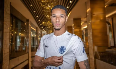 Lucas Cardoso, do Cuiabá, é anunciado pelo Riga FC, da Letônia — Foto - Divulgação - Riga FC