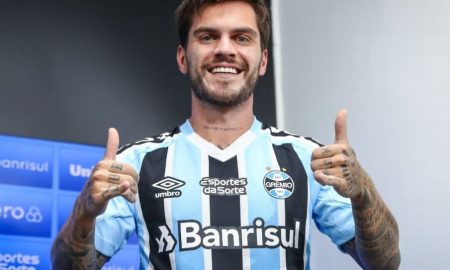 Nathan não engrena com a camisa do Grêmio (Foto/Reprodução: Grêmio)