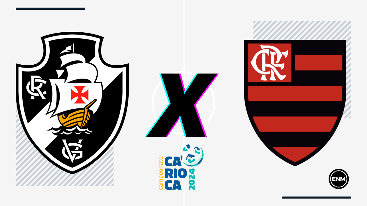 Vasco x Flamengo (Arte: ENM)