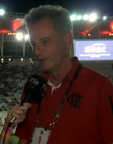 Landim rasga elogio a atuação do Flamengo contra o Boavista Foto: Reprodução FlaTV